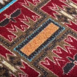 American Dakota Textiles Voices Collection: Storm Catcher Rust Area Rugs Decor