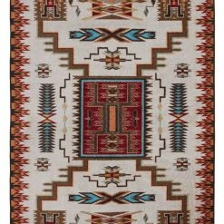 American Dakota Textiles Voices Collection: Storm Catcher Rust Area Rugs Decor
