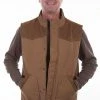 Scully Leather Company Men's Farthest Point Collection Vest: Outdoor Canvas