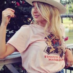 Ladies' Original Cowgirl Clothing T-Shirts: Frontier Days Marfa, Texas
