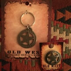 OutWest Shop Old West Historic Replica Badge: Texas Rangers Star