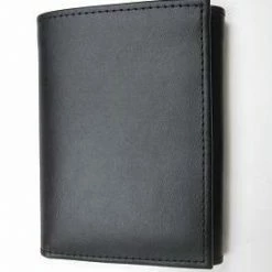Scully Leather Company Scully Wallet Collection: Tri-Fold Black Or Brown