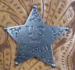 OutWest Shop Old West Historic Replica Badge: U.S. Marshal Star
