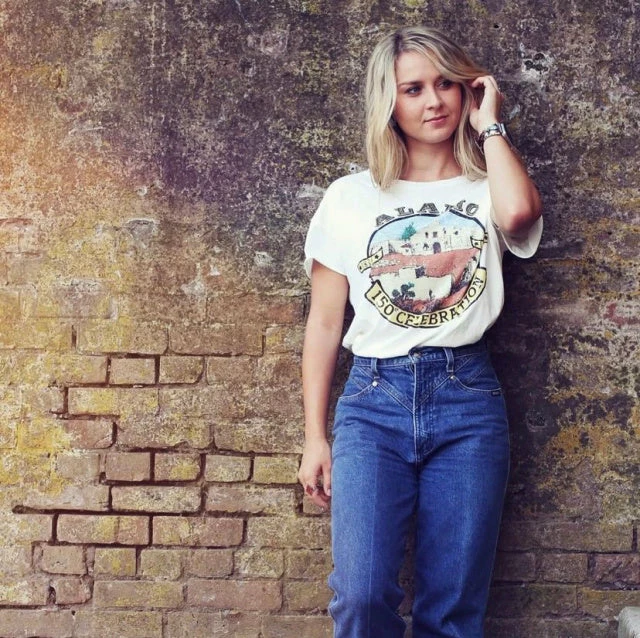 Ladies' Original Cowgirl Clothing T-Shirts: Alamo Destroyed Tee 4 Ladies' Original Cowgirl Clothing T-Shirts: Alamo Destroyed Tee