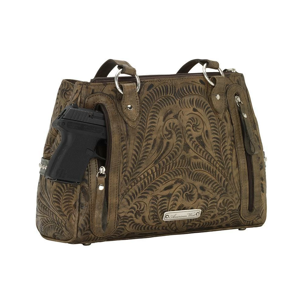 American West Handbags American West Annie's Secret Concealed Carry Multi-Compartment Handbag Ladies' 5 American West Handbags American West Annie's Secret Concealed Carry Multi-Compartment Handbag Ladies'
