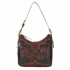 American West Handbags Ladies' American West Handbag Annie's Secret Collection: Leather Shoulder Bag Tooled