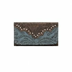 American West Handbags American West Handbag Annie's Secret Collection: Leather Tri-Fold Western Wallet Ladies'