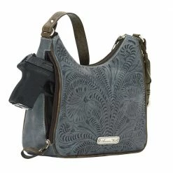 American West Handbags Ladies' American West Handbag Annie's Secret Collection: Leather Shoulder Bag Tooled