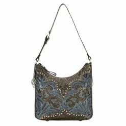 American West Handbags Ladies' American West Handbag Annie's Secret Collection: Leather Shoulder Bag Tooled