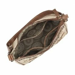 American West Handbags Ladies' American West Handbag Annie's Secret Collection: Leather Shoulder Bag Tooled