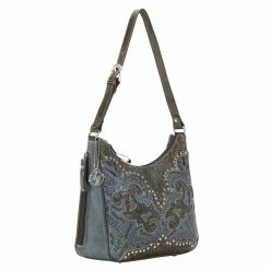American West Handbags Ladies' American West Handbag Annie's Secret Collection: Leather Shoulder Bag Tooled