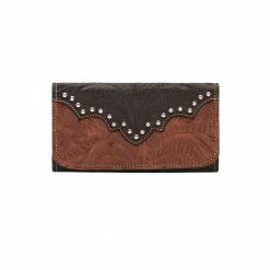 American West Handbags American West Handbag Annie's Secret Collection: Leather Tri-Fold Western Wallet Ladies'