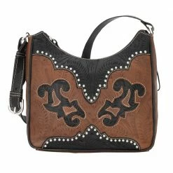 American West Handbags Ladies' American West Handbag Annie's Secret Collection: Leather Shoulder Bag Tooled