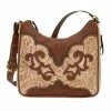 American West Handbags Ladies' American West Handbag Annie's Secret Collection: Leather Shoulder Bag Tooled