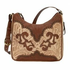 American West Handbags Ladies' American West Handbag Annie's Secret Collection: Leather Shoulder Bag Tooled