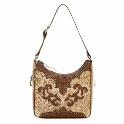 American West Handbags Ladies' American West Handbag Annie's Secret Collection: Leather Shoulder Bag Tooled