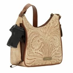 American West Handbags Ladies' American West Handbag Annie's Secret Collection: Leather Shoulder Bag Tooled