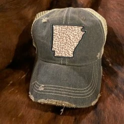 Ladies' Original Cowgirl Clothing Cap: Arkansas Leopard