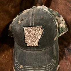 Ladies' Original Cowgirl Clothing Cap: Arkansas Leopard