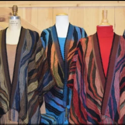 Rhonda Stark Italian Acrylic Collection: Shawl Ocean Wave, Fringe Ladies' 9 Rhonda Stark Italian Acrylic Collection: Shawl Ocean Wave, Fringe Ladies'