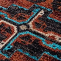 American Dakota Textiles Decor Trader Collection: Badlands Rust Area Rugs