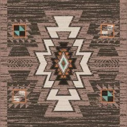 American Dakota Textiles Voices Collection: Barrel Area Rugs Decor