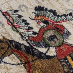 American Dakota Textiles Voices Collection: Battle Records Area Rugs
