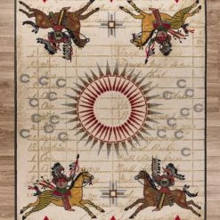 American Dakota Textiles Voices Collection: Battle Records Area Rugs