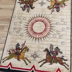 American Dakota Textiles Voices Collection: Battle Records Area Rugs
