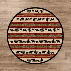 American Dakota Textiles Decor National Park Collection: Bear Adventure Area Rugs