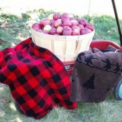 Denali Blankets Collection: Large Bunkhouse Plaid Red Decor