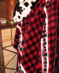 Denali Blankets Collection: Bear Plaid