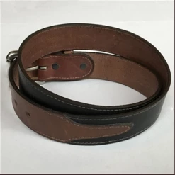 Rockmount Ranch Wear Accessory: Black And Tan Leather Belt Ladies'