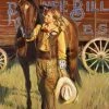 TXLC Custom Tile Made In The USA For Home Western Art Tile: Artist Terri Kelly Moyers "Pawnee Bill's Wild West Show"