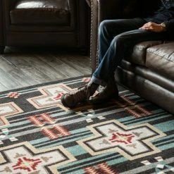 American Dakota Textiles Decor Trader Collection: Grand River Black Area Rugs 12 American Dakota Textiles Decor Trader Collection: Grand River Black Area Rugs