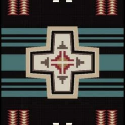 American Dakota Textiles Decor Trader Collection: Grand River Black Area Rugs 14 American Dakota Textiles Decor Trader Collection: Grand River Black Area Rugs