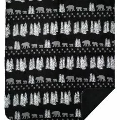 Denali Blankets Collection: Denali Bear Black Decor