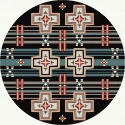 American Dakota Textiles Decor Trader Collection: Grand River Black Area Rugs 15 American Dakota Textiles Decor Trader Collection: Grand River Black Area Rugs