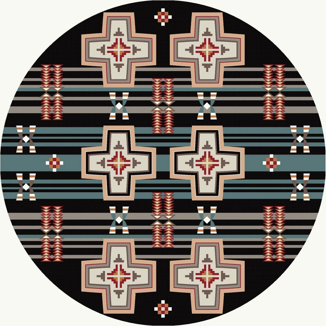 American Dakota Textiles Decor Trader Collection: Grand River Black Area Rugs 9 American Dakota Textiles Decor Trader Collection: Grand River Black Area Rugs