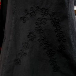 Scully Leather Company Women's Cantina Collection Dress: Halter Style With Ruffle Hem Black