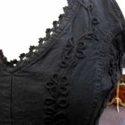 Scully Leather Company Women's Cantina Collection Dress: Halter Style With Ruffle Hem Black