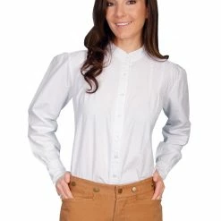 Scully Leather Company Women's Old West Top Collection: Rangewear Ranch Style Blouse