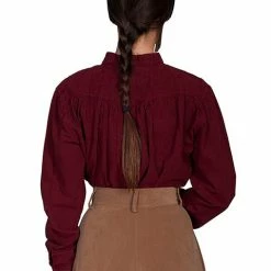 Scully Leather Company Women's Old West Top Collection: Rangewear Pullover Embroidered Inset Bib Ladies'