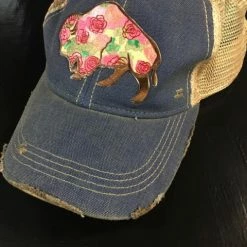 Original Cowgirl Clothing Cap: Buffalo Rose