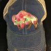 Original Cowgirl Clothing Cap: Buffalo Rose