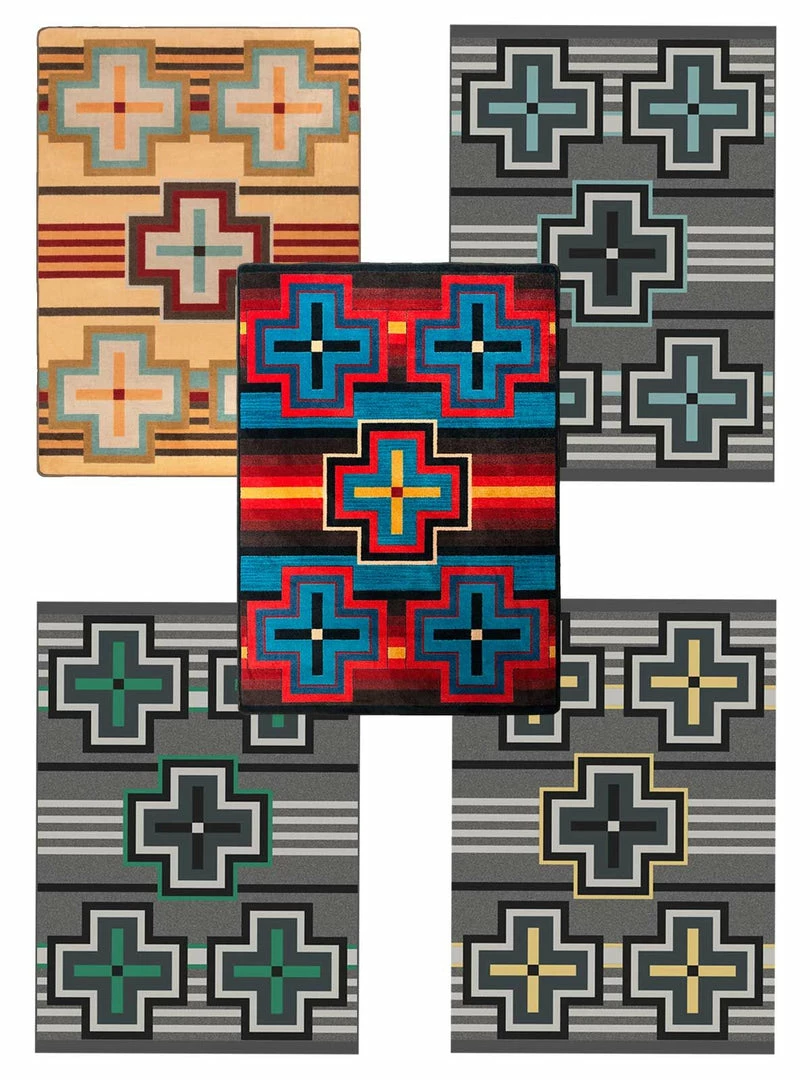 American Dakota Textiles Trader Collection: Bounty Bright Area Rugs Decor 12 American Dakota Textiles Trader Collection: Bounty Bright Area Rugs Decor