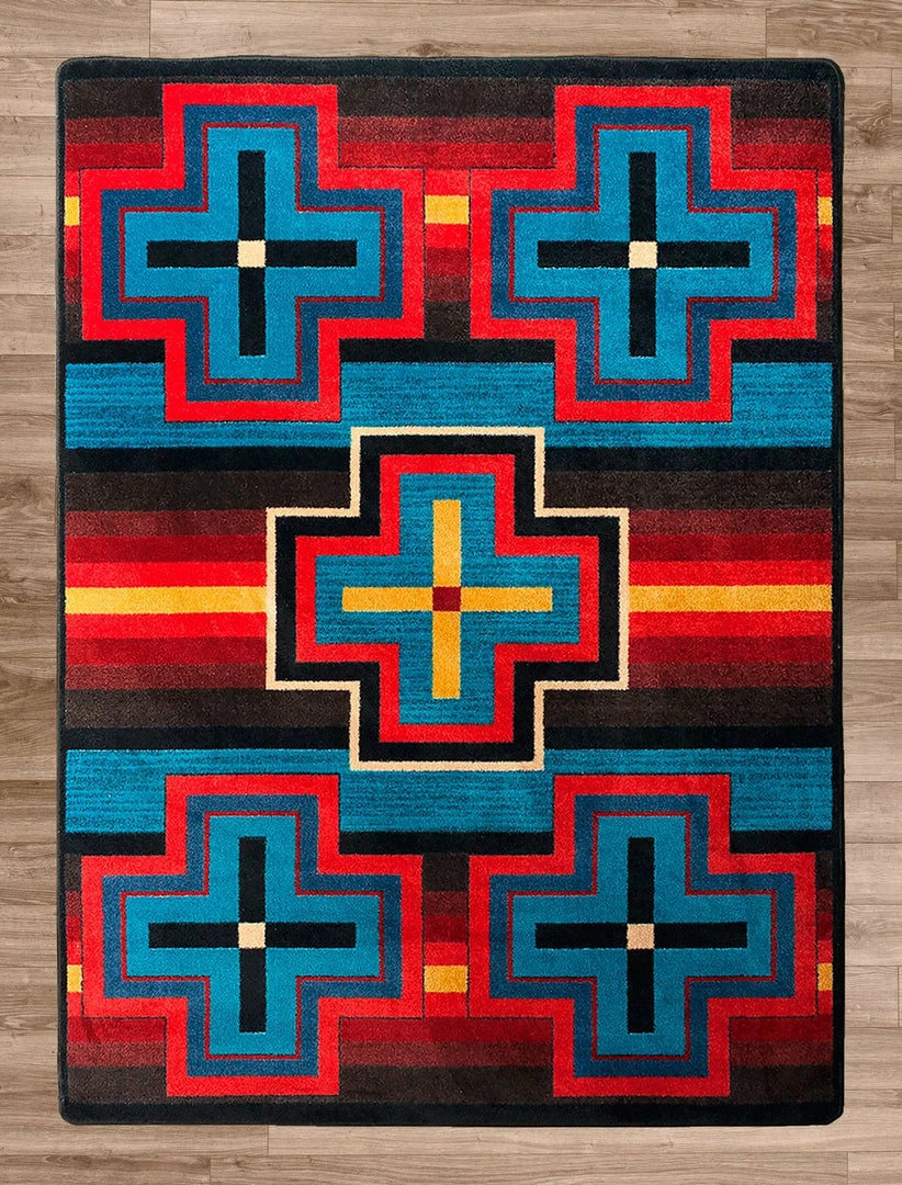 American Dakota Textiles Trader Collection: Bounty Bright Area Rugs Decor 7 American Dakota Textiles Trader Collection: Bounty Bright Area Rugs Decor