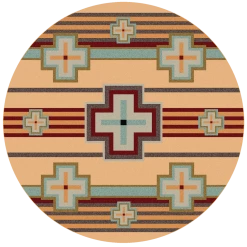 American Dakota Textiles Decor Trader Collection: Bounty Maize Area Rugs