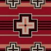 American Dakota Textiles Trader Collection: Bounty Red Area Rugs