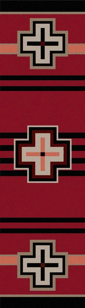 American Dakota Textiles Trader Collection: Bounty Red Area Rugs 5 American Dakota Textiles Trader Collection: Bounty Red Area Rugs